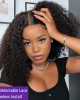 Kinky Curly 5x5 Closure HD Lace Glueless Mid Part Short Wig 100% Human Hair Kinky Curly 5x5 Closure HD Lace Glueless Mid Part Short Wig 100% Human Hair
