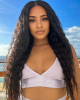 Boho-Chic Flowy Bohemian Curly 5×5 Closure Lace Glueless Mid Part Long Wig 100% Human Hair Boho-Chic Flowy Bohemian Curly 5×5 Closure Lace Glueless Mid Part Long Wig 100% Human Hair