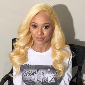 Blonde 613 StraightBody Wave No Lace Half Wig 100% Human Hair