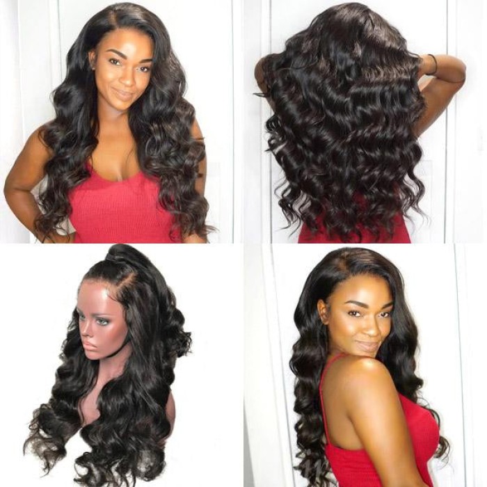 Body Wave 360 Lace Pre-Plucked Long Wig 100% Human Hair Body Wave 360 Lace Pre-Plucked Long Wig 100% Human Hair
