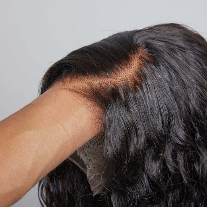 Limited Design Sweety Brown Tails Highlight Water Wave 13x4 Frontal HD Lace C Part Long Wig 100% Human Hair Limited Design Sweety Brown Tails Highlight Water Wave 13x4 Frontal HD Lace C Part Long Wig 100% Human Hair