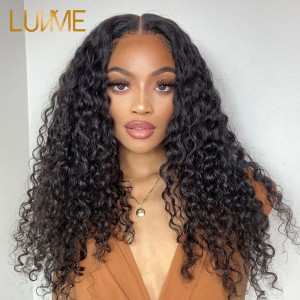 Wet And Wavy  Water Wave 13x4 Frontal HD Lace Side Part Long Wig 100% Human Hair  3 Cap Sizes