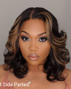 Blonde Mix Loose Wave 5x5 Closure HD Lace Glueless Side Part Short Wig 100% Human Hair Blonde Mix Loose Wave 5x5 Closure HD Lace Glueless Side Part Short Wig 100% Human Hair