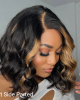 Blonde Mix Loose Wave 5x5 Closure HD Lace Glueless Side Part Short Wig 100% Human Hair Blonde Mix Loose Wave 5x5 Closure HD Lace Glueless Side Part Short Wig 100% Human Hair