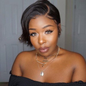 Mature Boss Style Affordable Pre-styled Short Pixie Cut Undetectable Invisible Lace Wig Mature Boss Style Affordable Pre-styled Short Pixie Cut Undetectable Invisible Lace Wig