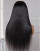 Natural Hairline Yaki Straight 13x4 Frontal Undetectable HD Lace Long Wig 100% Human Hair Natural Hairline Yaki Straight 13x4 Frontal Undetectable HD Lace Long Wig 100% Human Hair