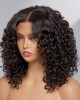 Casual Bouncy Curly 4x4 Closure Lace Glueless Mid Part Short Wig 100% Human Hair Casual Bouncy Curly 4x4 Closure Lace Glueless Mid Part Short Wig 100% Human Hair