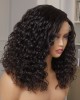 Elegant Shoulder Length Water Wave Minimalist HD Lace Glueless Wig 100% Human Hair Elegant Shoulder Length Water Wave Minimalist HD Lace Glueless Wig 100% Human Hair