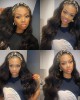 Natural Black Body Wave No Lace Glueless Long Headband Wig 100% Human Hair Natural Black Body Wave No Lace Glueless Long Headband Wig 100% Human Hair