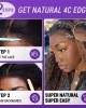 4C Edges Kinky Edges Ombre Brown Deep Wave 13x4 Frontal HD Lace Side Part Long Wig 100% Human Hair 4C Edges Kinky Edges Ombre Brown Deep Wave 13x4 Frontal HD Lace Side Part Long Wig 100% Human Hair