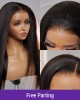 Natural Hairline Yaki Straight 13x4 Frontal Undetectable HD Lace Long Wig 100% Human Hair Natural Hairline Yaki Straight 13x4 Frontal Undetectable HD Lace Long Wig 100% Human Hair