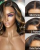 Blonde Mix Loose Wave 5x5 Closure HD Lace Glueless Side Part Short Wig 100% Human Hair Blonde Mix Loose Wave 5x5 Closure HD Lace Glueless Side Part Short Wig 100% Human Hair