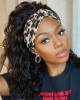 Natural Black Loose Deep Wave No Lace Glueless Free Part Headband Wig 100% Human Hair (Get Free Trendy Headbands) Natural Black Loose Deep Wave No Lace Glueless Free Part Headband Wig 100% Human Hair (Get Free Trendy Headbands)