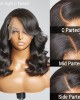 Limited Design Layered Body Wave With Bangs 5x5 Closure Lace Glueless C Part Long Wig 100% Human Hair Limited Design Layered Body Wave With Bangs 5x5 Closure Lace Glueless C Part Long Wig 100% Human Hair