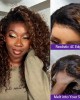 4C Edges Kinky Edges Ombre Brown Deep Wave 13x4 Frontal HD Lace Side Part Long Wig 100% Human Hair 4C Edges Kinky Edges Ombre Brown Deep Wave 13x4 Frontal HD Lace Side Part Long Wig 100% Human Hair