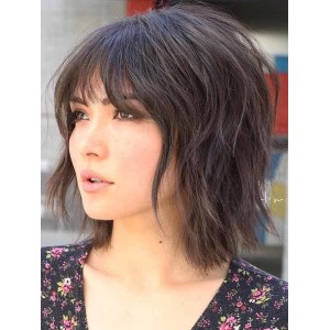 Layered Short Bob Human Hair Wigs Layered Short Bob Human Hair Wigs