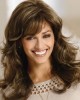 Darkest Brown Long Wavy Human Hair Wigs With Full Bangs Darkest Brown Long Wavy Human Hair Wigs With Full Bangs