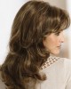 Darkest Brown Long Wavy Human Hair Wigs With Full Bangs Darkest Brown Long Wavy Human Hair Wigs With Full Bangs