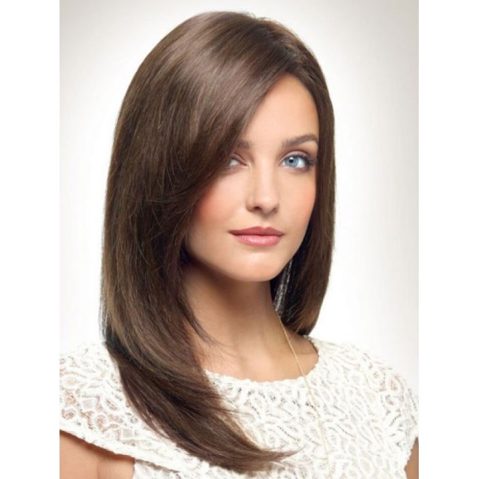 16" Loose Wave Lightest Brown Human Hair Wigs 16" Loose Wave Lightest Brown Human Hair Wigs