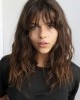 18" Layered Loose Wavy Human Hair Wigs With Full Bangs 18" Layered Loose Wavy Human Hair Wigs With Full Bangs