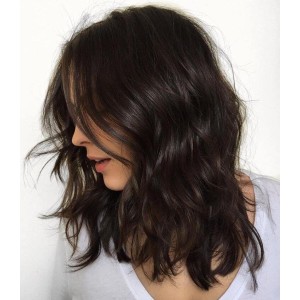 Darkest Brown Water Wave Human Hair Wigs Darkest Brown Water Wave Human Hair Wigs