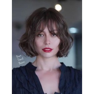 12" Loose Wavy Bob Hair Wigs 12" Loose Wavy Bob Hair Wigs