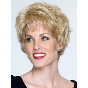 Short Wavy Blonde Human Hair Wigs Short Wavy Blonde Human Hair Wigs