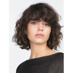 10" Bob Short Wavy Human Hair Wigs 10" Bob Short Wavy Human Hair Wigs