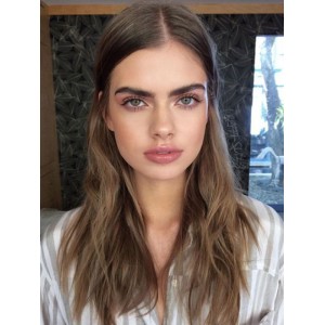 22" Long Straight Human Hair Lace Front Wig