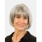 10" Chin Length Gray Straight Human Hair Bob Wigs 10" Chin Length Gray Straight Human Hair Bob Wigs