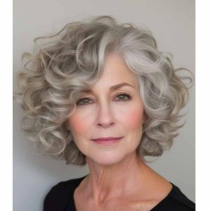 100% Real Hair Wavy Wigs for Older Ladies 100% Real Hair Wavy Wigs for Older Ladies