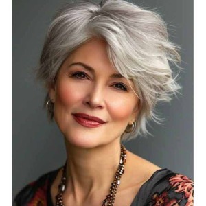 Fashion Short White Boy Cut Real Hair Wigs