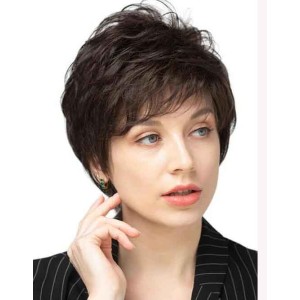 Pixie Short Spiky Wigs Layered Straight Real Human Hair Wigs Pixie Short Spiky Wigs Layered Straight Real Human Hair Wigs
