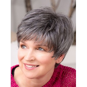 Salt and Pepper Wigs - 100% Real Human Hair Wig Salt and Pepper Wigs - 100% Real Human Hair Wig
