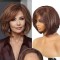 100% Real Hair Short Layered Wavy Bob HD Lace Front Wigs 100% Real Hair Short Layered Wavy Bob HD Lace Front Wigs