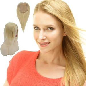 Human Hair Silk Base Hair Toppers For Women With Thinning Hair Human Hair Silk Base Hair Toppers For Women With Thinning Hair