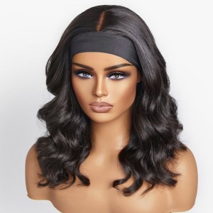 Loose Wave Glueless Mid Part Headband Long Wig With Top Lace 100% Human Hair (Get Free Trendy Headbands) Loose Wave Glueless Mid Part Headband Long Wig With Top Lace 100% Human Hair (Get Free Trendy Headbands)