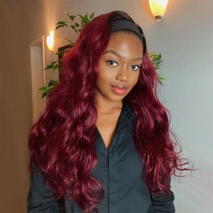 Throw On \u0026 Go Sugar Plum Loose Wave No Lace Glueless Long Headband Wig 100% Human Hair (Get Free Trendy Headbands) Throw On \u0026 Go Sugar Plum Loose Wave No Lace Glueless Long Headband Wig 100% Human Hair (Get Free Trendy Headbands)