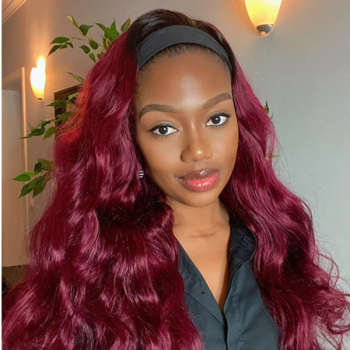 Throw On \u0026 Go Sugar Plum Loose Wave No Lace Glueless Long Headband Wig 100% Human Hair (Get Free Trendy Headbands) Throw On \u0026 Go Sugar Plum Loose Wave No Lace Glueless Long Headband Wig 100% Human Hair (Get Free Trendy Headbands)