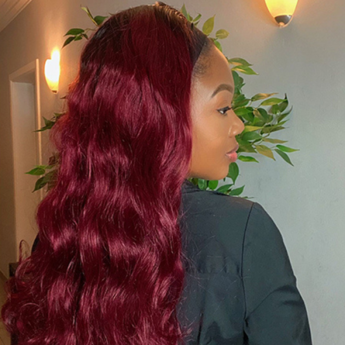 Throw On \u0026 Go Sugar Plum Loose Wave No Lace Glueless Long Headband Wig 100% Human Hair (Get Free Trendy Headbands) Throw On \u0026 Go Sugar Plum Loose Wave No Lace Glueless Long Headband Wig 100% Human Hair (Get Free Trendy Headbands)