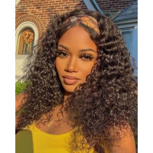 Human Hair Headband Wigs Short Curly Hair Bob Wig Human Hair Headband Wigs Short Curly Hair Bob Wig