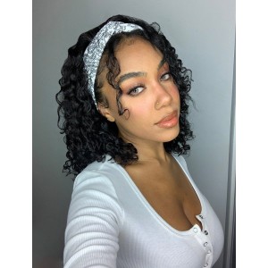 New Arrival Loose Curly Head Band Wig Human Hair Wigs (WITH ONE FREE TRENDY HEADBAND) New Arrival Loose Curly Head Band Wig Human Hair Wigs (WITH ONE FREE TRENDY HEADBAND)