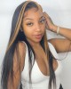 Lytinroop Blonde Skunk Stripe Hair Natural Body Wave Hairstyle Lace Wigs for Women Lytinroop Blonde Skunk Stripe Hair Natural Body Wave Hairstyle Lace Wigs for Women