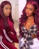 Lytinroop New 99J Lace Frontal Wigs Afordable Human Hair Burgundy Wigs Lytinroop New 99J Lace Frontal Wigs Afordable Human Hair Burgundy Wigs