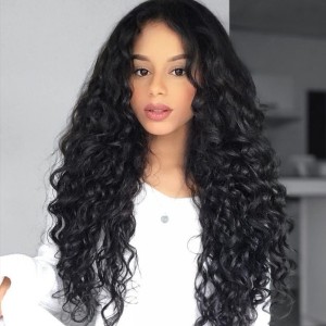 Lytinroop Natural Curly Human Hair Wigs