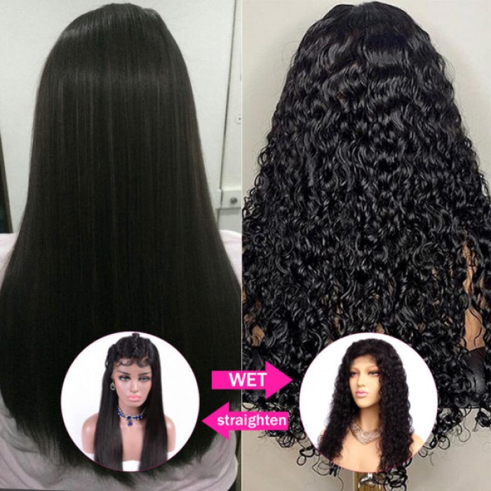 Lytinroop Wet And Wavy Hair Water Wave Wig Human Lace Front Wigs Lytinroop Wet And Wavy Hair Water Wave Wig Human Lace Front Wigs