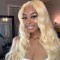 Lytinroop #613 Blonde Lace Front Wig Body Wave Bleached Blonde Human Hair Wigs Lytinroop #613 Blonde Lace Front Wig Body Wave Bleached Blonde Human Hair Wigs