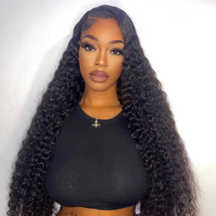 Lytinroop 13x6 Lace Front Human Hair Wigs Pre Plucked Deep Wave Long Wig Lytinroop 13x6 Lace Front Human Hair Wigs Pre Plucked Deep Wave Long Wig