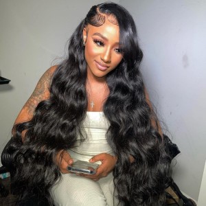 Lytinroop Body Wave 13x6 Lace Front Wig Long Hair Wigs