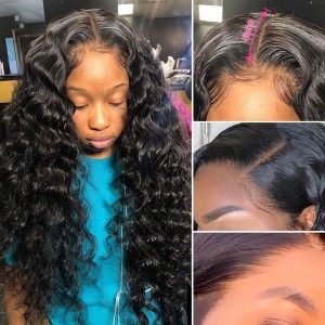 Loose Deep Wave 5x5 Closure Wigs Quality Wigs Long Human Hair Wigs